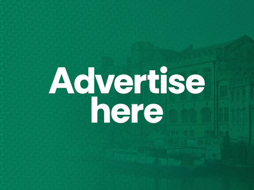 Text saying 'Advertise here' on a turquoise background